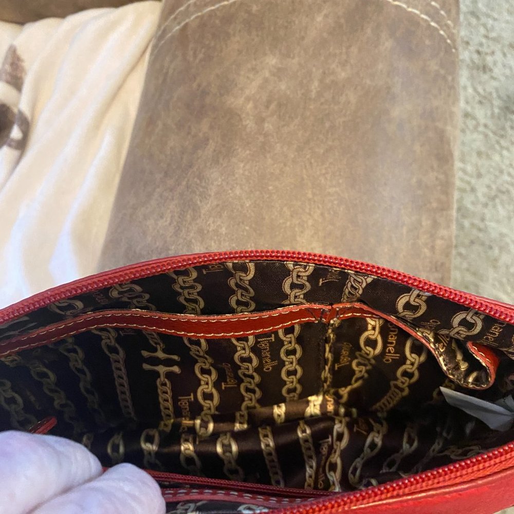 Tignanello Red Purse - Picture 9 of 16